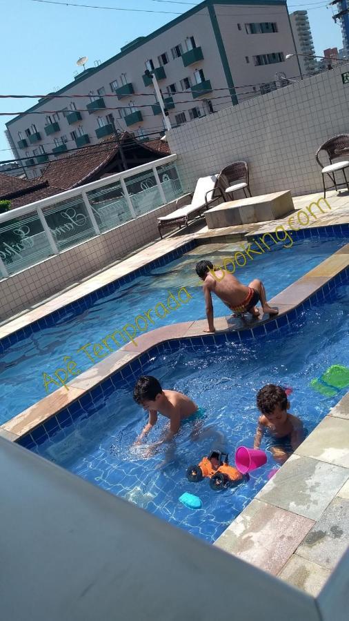 Ape Temporada Praia Grande Sp Completo Com Piscina, Churrasqueira, Estacionamento Eksteriør bilde