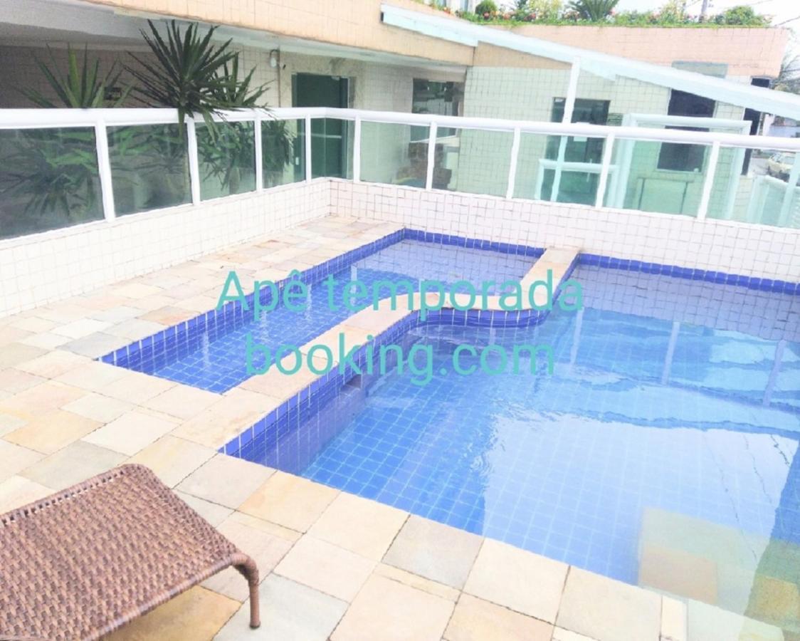 Ape Temporada Praia Grande Sp Completo Com Piscina, Churrasqueira, Estacionamento Eksteriør bilde