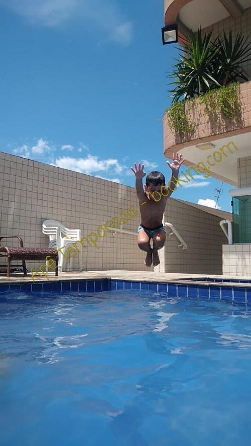 Ape Temporada Praia Grande Sp Completo Com Piscina, Churrasqueira, Estacionamento Eksteriør bilde