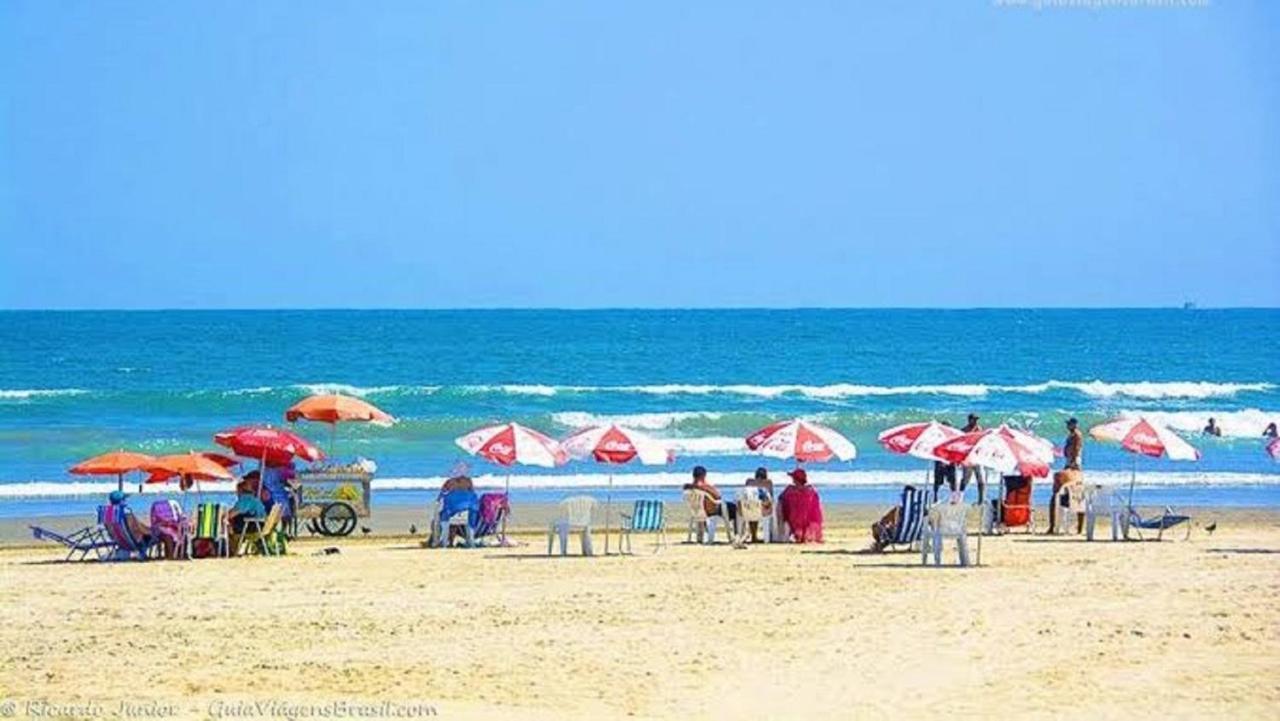 Ape Temporada Praia Grande Sp Completo Com Piscina, Churrasqueira, Estacionamento Eksteriør bilde