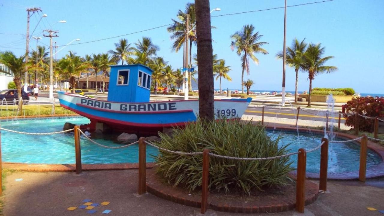 Ape Temporada Praia Grande Sp Completo Com Piscina, Churrasqueira, Estacionamento Eksteriør bilde