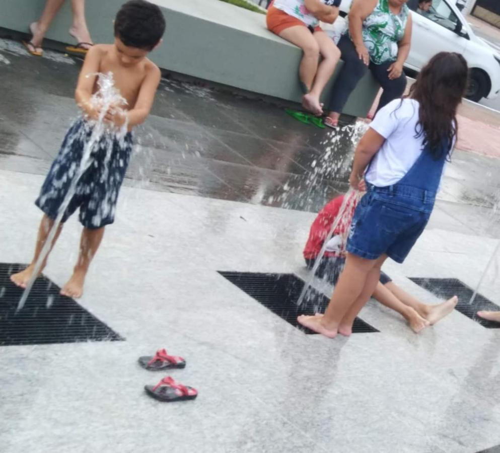 Ape Temporada Praia Grande Sp Completo Com Piscina, Churrasqueira, Estacionamento Eksteriør bilde